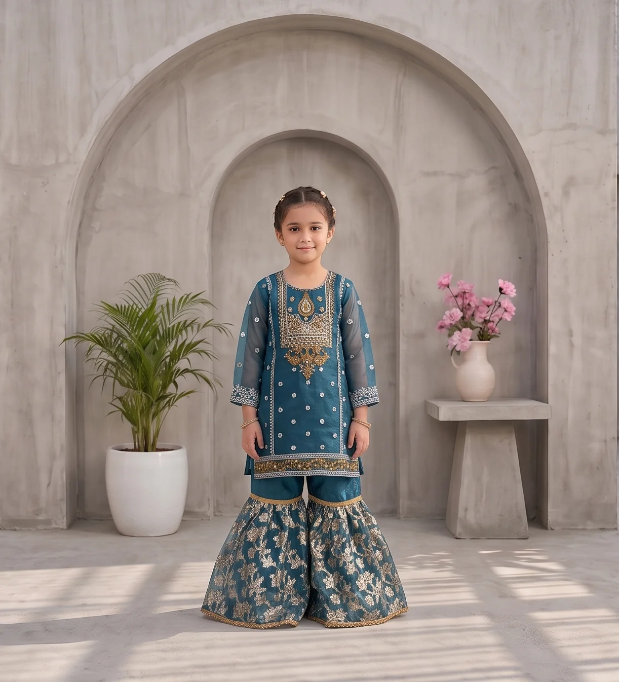 Organza Sharara Kurti — alternate view